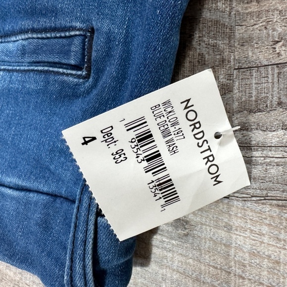 NWT FRANK & EILEEN Wicklow 1977 Wash Italian Performance Denim Women's Size 4 - Picture 9 of 11